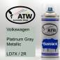 Preview: Volkswagen, Platinum Gray Metallic, LD7X / 2R: 400ml Sprühdose, von ATW Autoteile West.